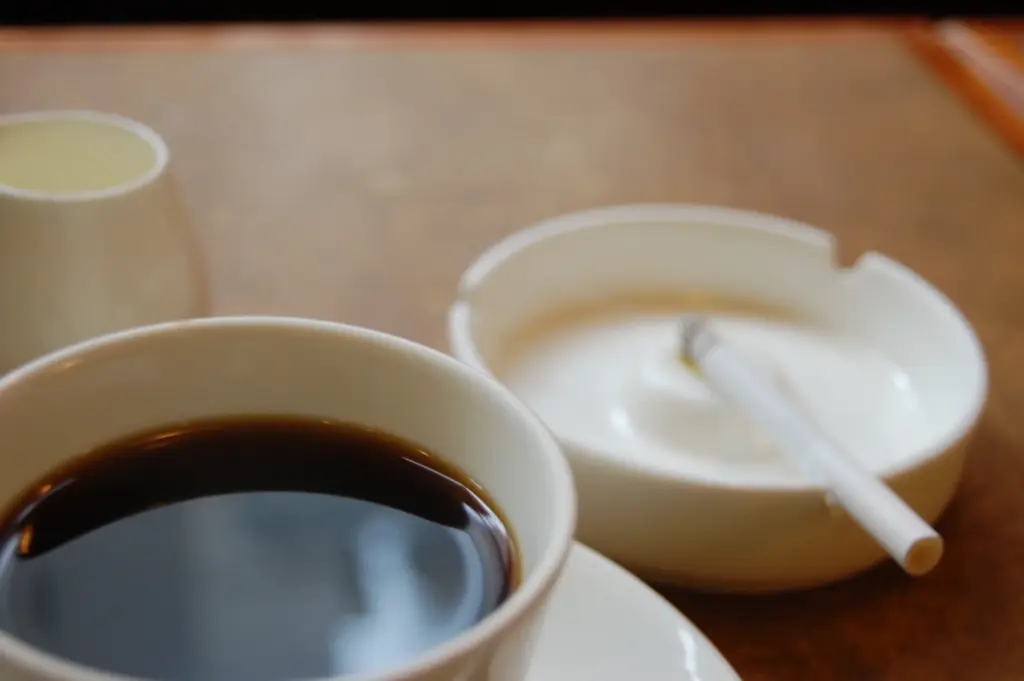 喫煙・コーヒー摂取習慣・薬物がCYP1A2活性に与える影響を示した図